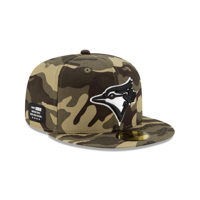 Sapca New Era Toronto Blue Jays MLB Armed Forces Weekend 59FIFTY Fitted - Verzi